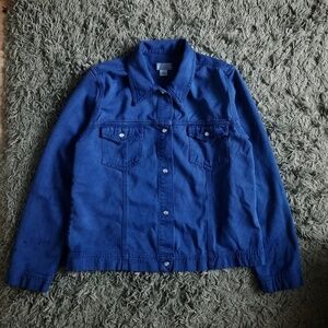 379. soft denim shirt jacket